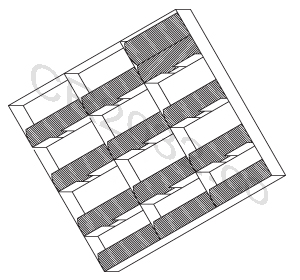 series-parallel battery holder